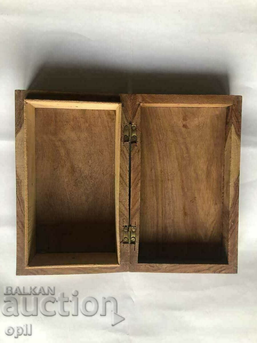 Auction Wooden Box with Brass Ornaments Auction Wooden Box with Brass Ornaments