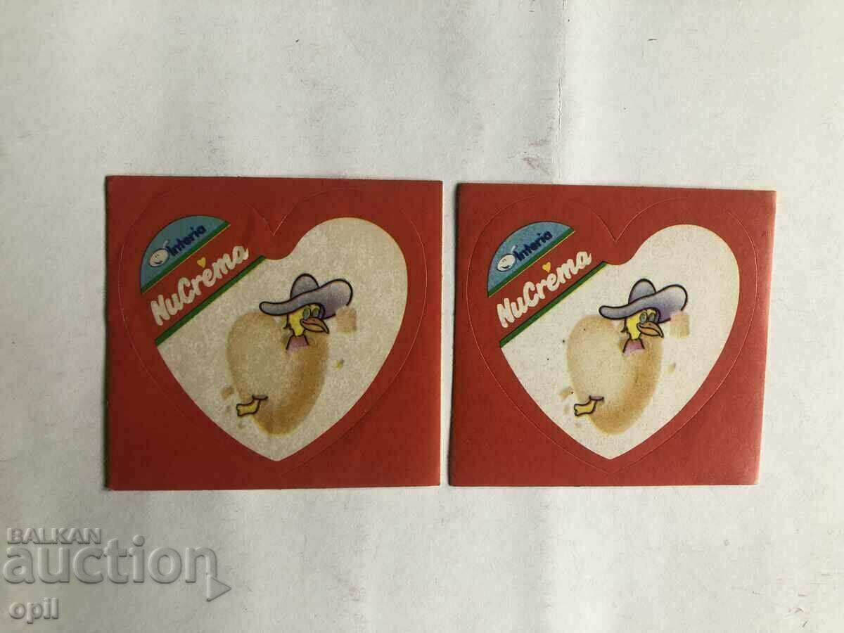 Delivery of Nucrema Heart Shaped Stickers Delivery of Nucrema Heart Shaped Stickers