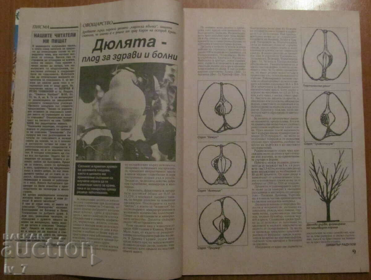 Auction  "AGRICULTURE" MAGAZINE - ISSUE 5, 1995