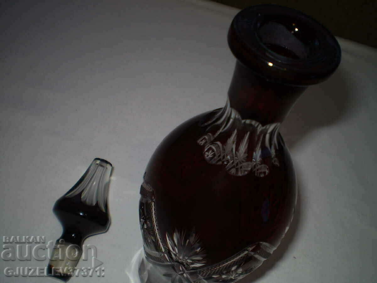 Аукцион Бохемия Бутилка ГрафаЧервен Рязан Кристал Аукцион Бохемия Бутилка ГрафаЧервен Рязан Кристал