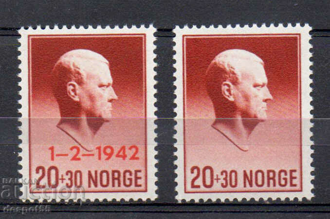 1942. Norvegia. Quisling, șeful guvernului.