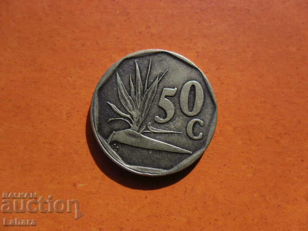 50 cents 1993 South Africa