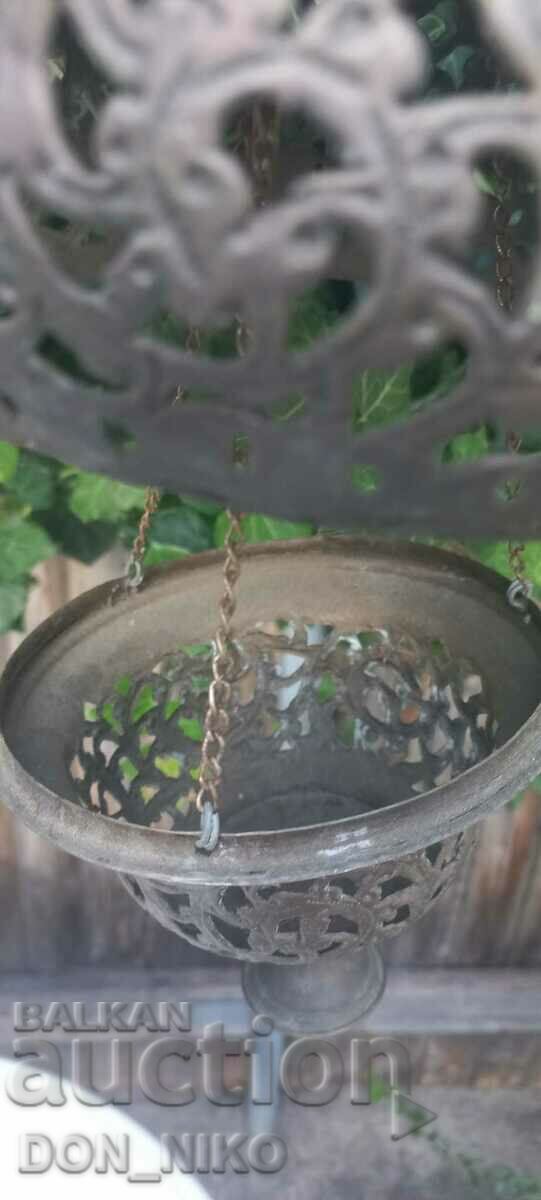 Delivery of Large Bronze Lamp Delivery of Large Bronze Lamp