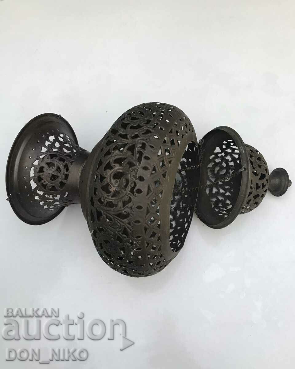 Large Bronze Lamp - 7 Large Bronze Lamp - 7