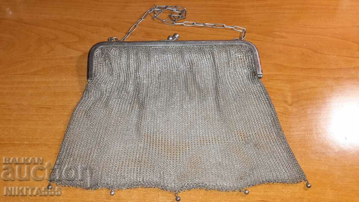 Livrarea Poșetă de mână victoriană antică din anii 1900