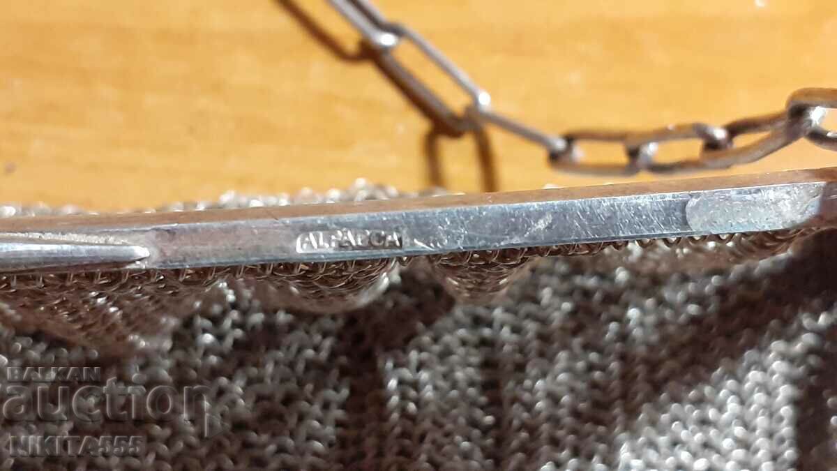 Poșetă de mână victoriană antică din anii 1900 - 6