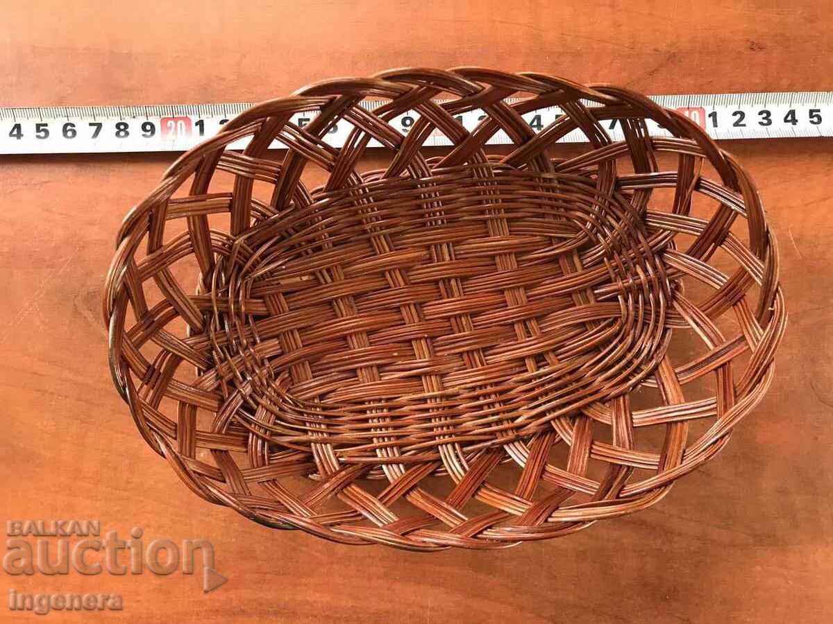 BASKET WICKED WOOD BASKET with price 4.00 BGN | € 2.05 BASKET WICKED WOOD BASKET with price 4.00 BGN | € 2.05