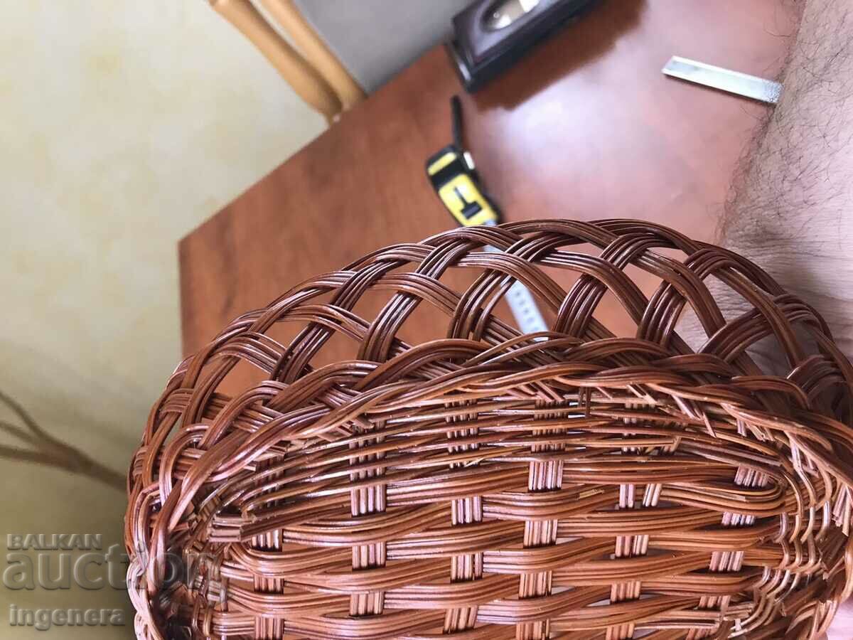 BASKET WICKED WOOD BASKET - 5 BASKET WICKED WOOD BASKET - 5