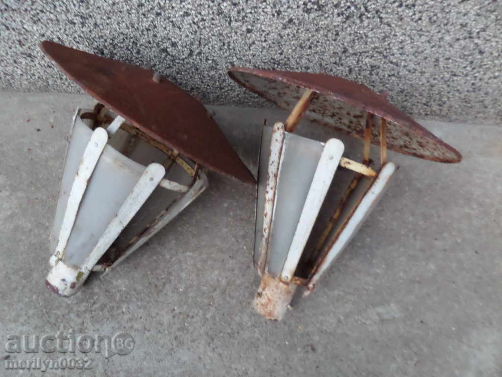 Street lamps early 70's VINTAGE lamp lantern PARK Alley - 5 Street lamps early 70's VINTAGE lamp lantern PARK Alley - 5