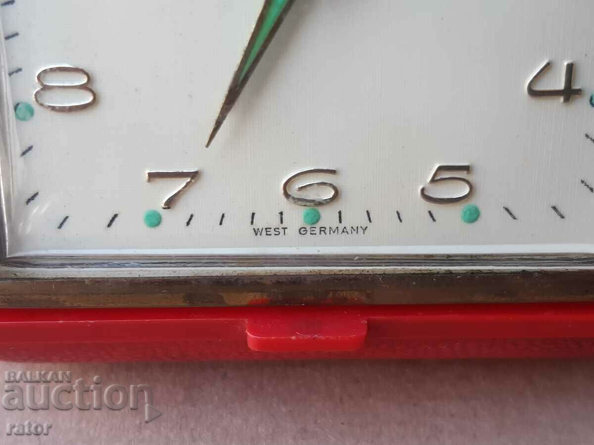 Licitație Vechi ceas deşteptător turistic BINECUVÂNTARE Germania, GERMANIA DE VEST