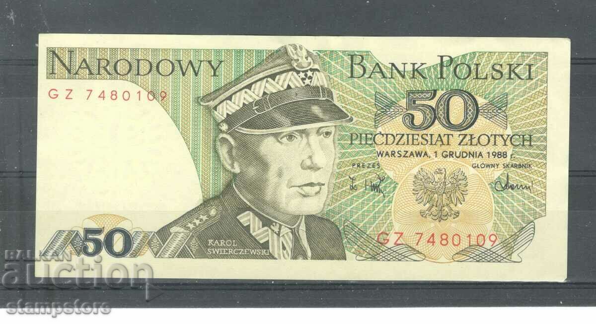 Poland - 50 zlotys 1988