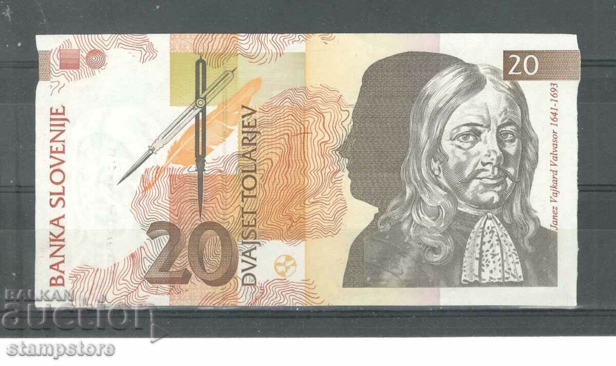 Словения -20 толара 1992 г