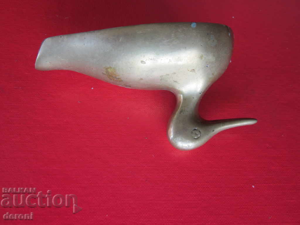 Old bronze figure fugurka plastik of a duck - 5 Old bronze figure fugurka plastik of a duck - 5