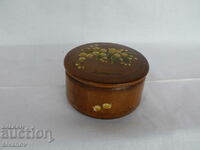 Interesting old wooden jewelry box #1975