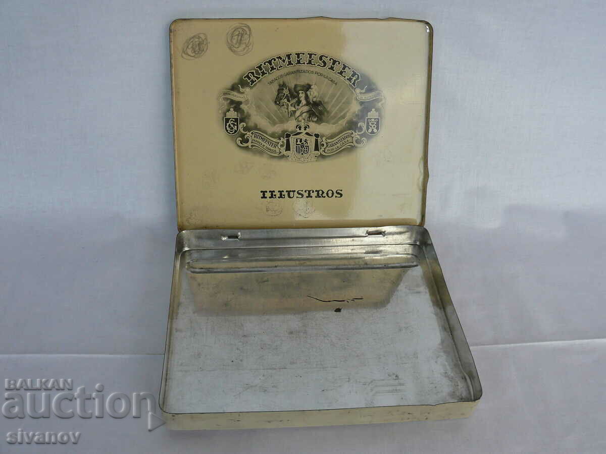 Delivery of Interesting old metal cigar box #1981