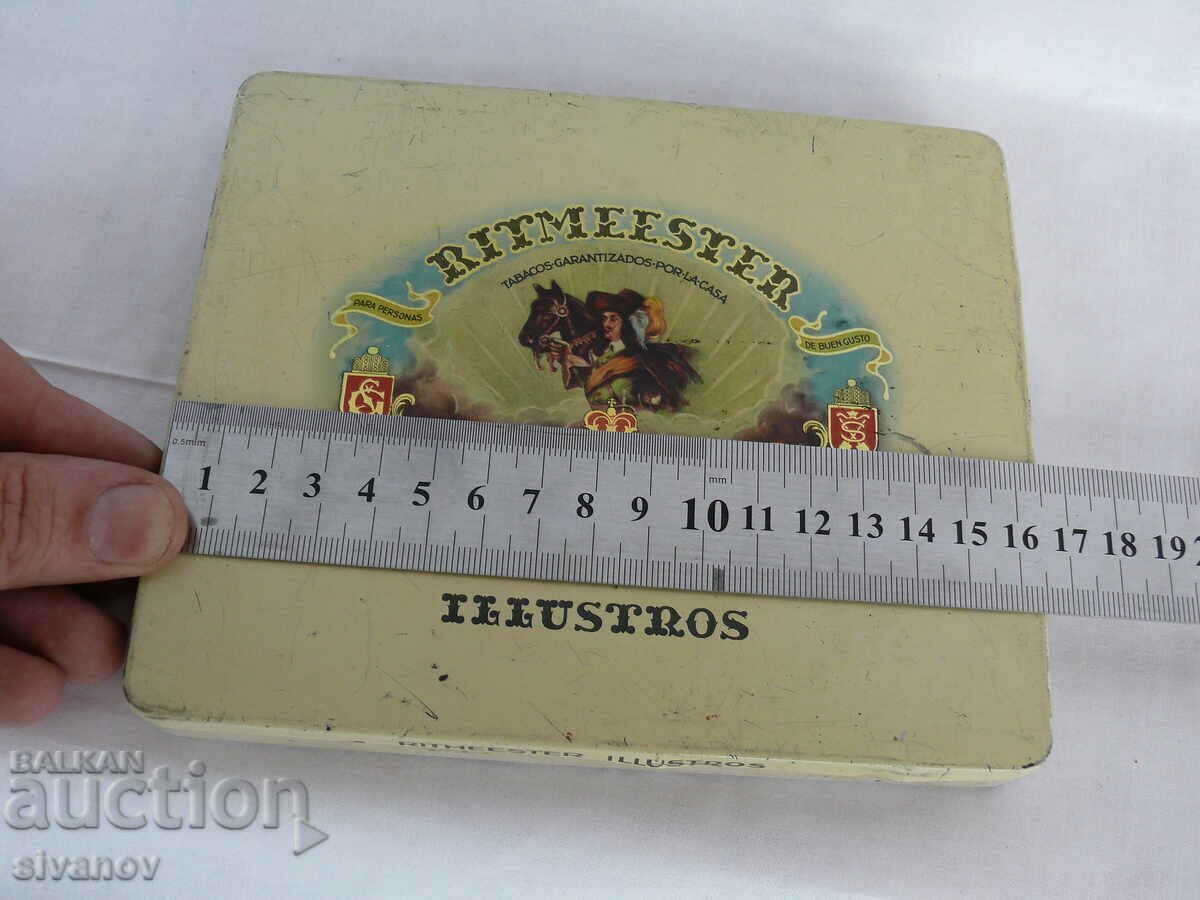 Interesting old metal cigar box #1981 - 6