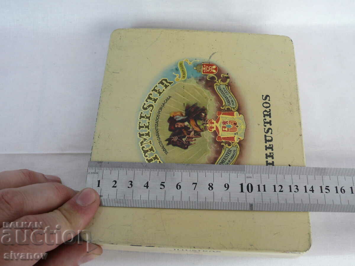 Interesting old metal cigar box #1981 - 7