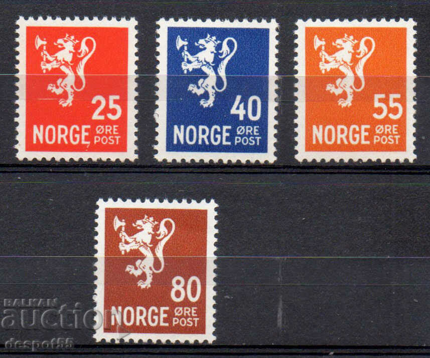 1946. Норвегия. Стари национални гербове.