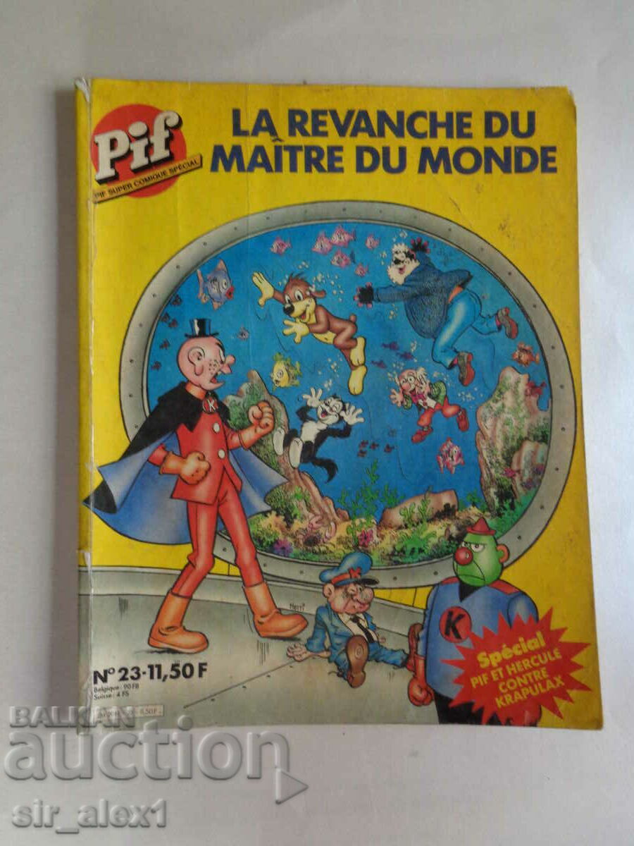 magazine Pif, no. 23 - 74 pages, in good condition