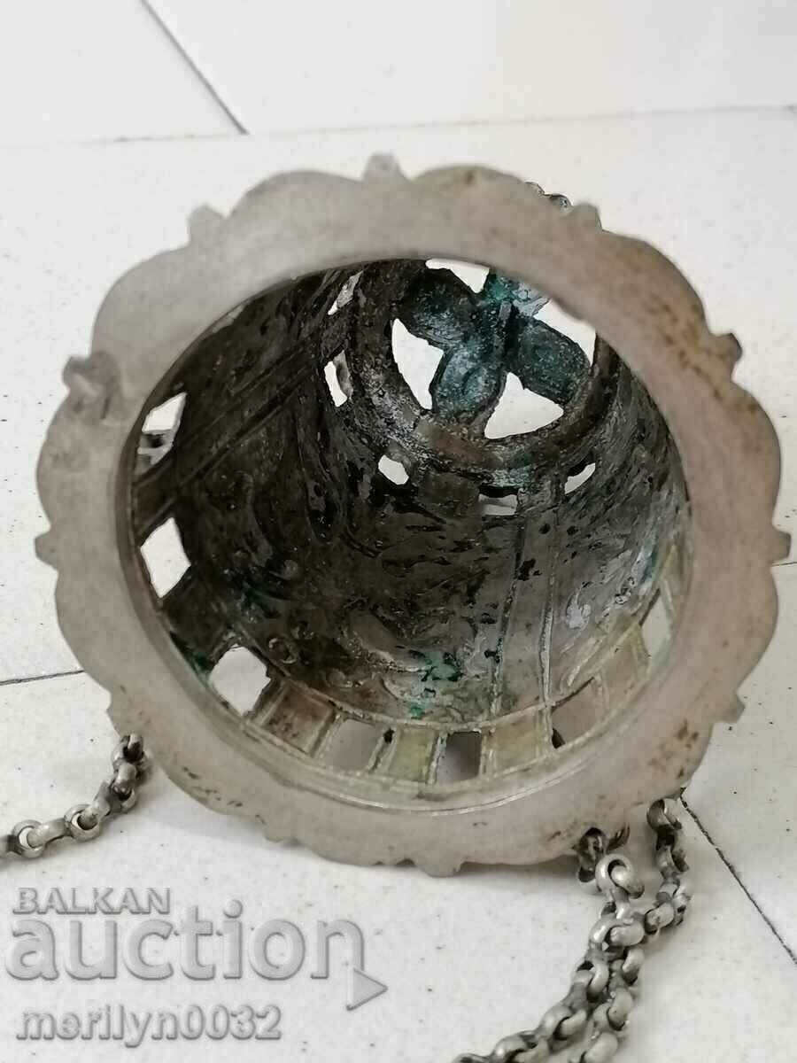 Revival silver home lamp double-headed eagle cross - 5 Revival silver home lamp double-headed eagle cross - 5