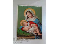 Old Russian lithograph "The Mother of God's Nursing Home" - 26x19 cm.