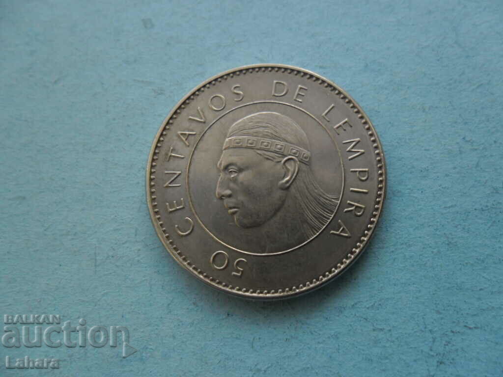 50 centavos 2007 Ονδούρα