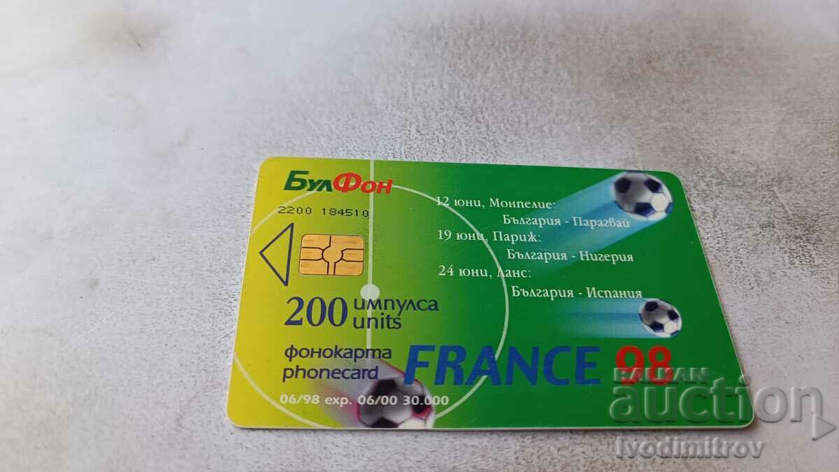 Placa de sunet Bulfon FRANCE 98 cu preț 0.85 BGN | € 0.43