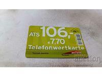 Фонокарта Telekom Austria 106 ATS