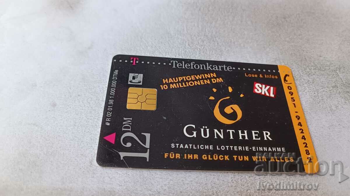 Deutsche Telecom 12 DM Gewinnspiel sound card with price 0.85 BGN | € 0.43 Deutsche Telecom 12 DM Gewinnspiel sound card with price 0.85 BGN | € 0.43