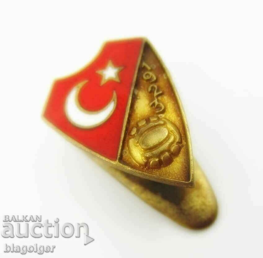 Old Football Badge-Turkish Football Federation-Buttonella-Em with price 28.99 BGN | € 14.82 Old Football Badge-Turkish Football Federation-Buttonella-Em with price 28.99 BGN | € 14.82