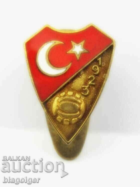 Delivery of Old Football Badge-Turkish Football Federation-Buttonella-Em Delivery of Old Football Badge-Turkish Football Federation-Buttonella-Em