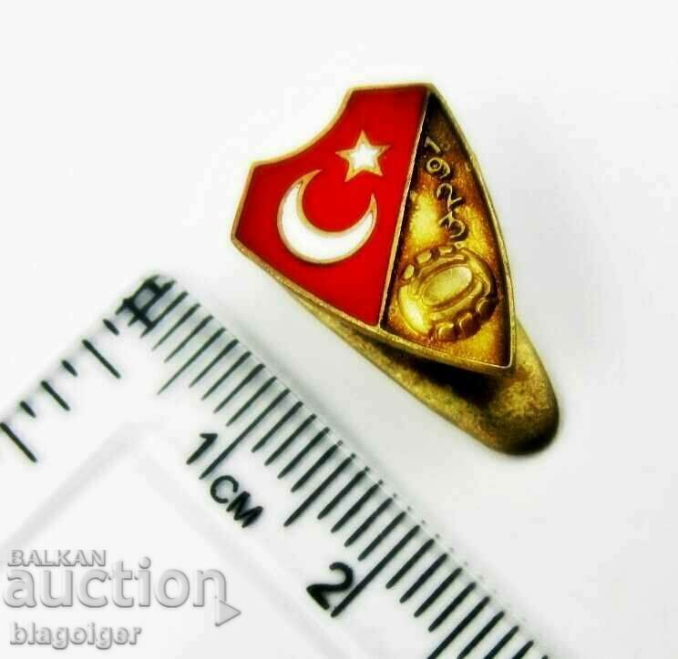 Old Football Badge-Turkish Football Federation-Buttonella-Em - 5 Old Football Badge-Turkish Football Federation-Buttonella-Em - 5