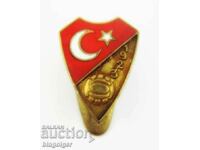 Παλιό σήμα ποδοσφαίρου-Τουρκική Ποδοσφαιρική Ομοσπονδία-Buttonella-Em