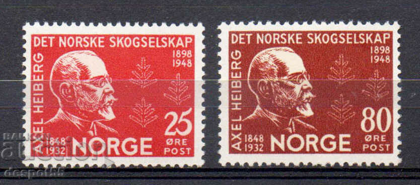 1948. Norway. 50 years of the Norwegian Forestry Administration.