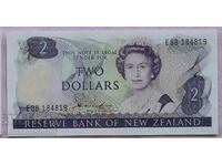 Noua Zeelandă 2 dolari 1981 Pick 170a Ref 4819