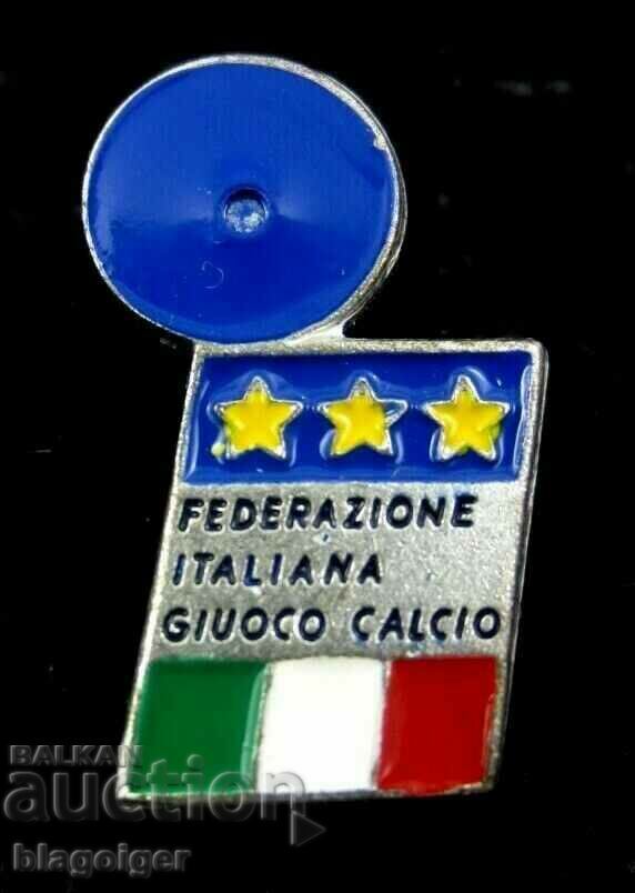Football Badge - Italy Football Federation - Official Badge with price 6.99 BGN | € 3.57