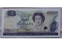 Noua Zeelandă 2 dolari 1981 Pick 170b Ref 2545