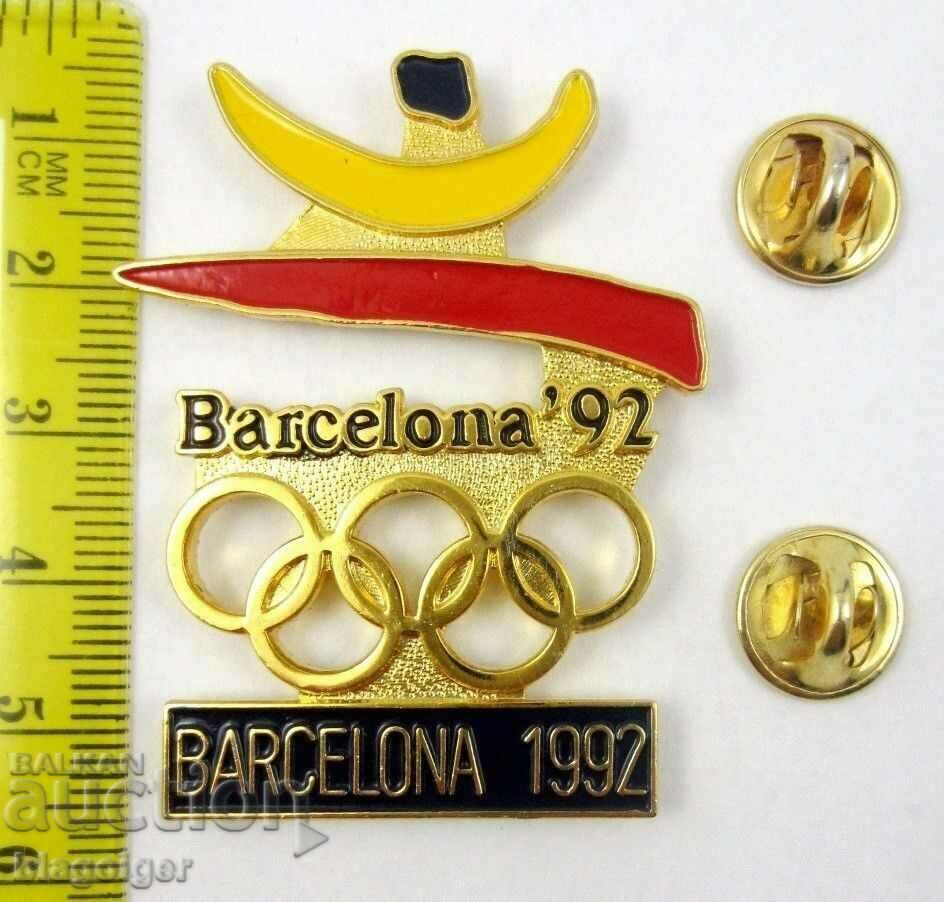 Delivery of OLYMPIC GAMES IN BARCELONA 1992-OFFICIAL LOGO-LARGE Delivery of OLYMPIC GAMES IN BARCELONA 1992-OFFICIAL LOGO-LARGE