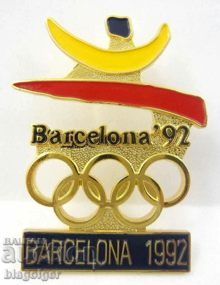 OLYMPIC GAMES IN BARCELONA 1992-OFFICIAL LOGO-LARGE