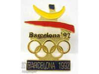 OLYMPIC GAMES IN BARCELONA 1992-OFFICIAL LOGO-LARGE