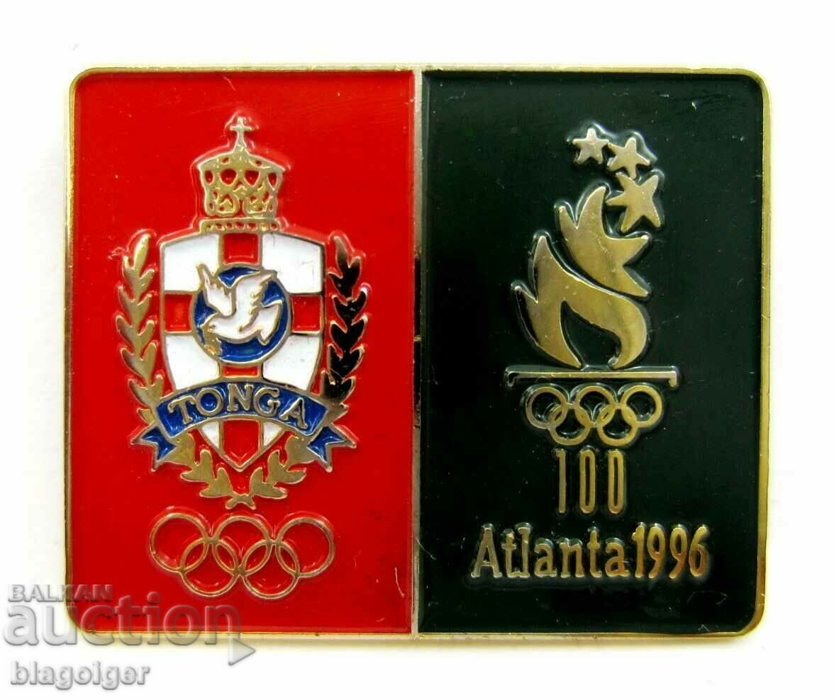 TONGA OLYMPIC COMMITTEE - RARE BADGE - LIMITED