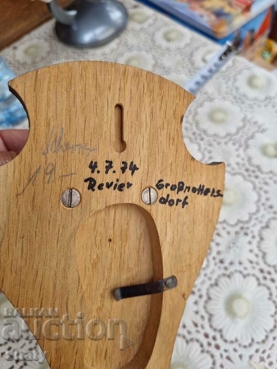 An old trophy. Horns - 5 An old trophy. Horns - 5