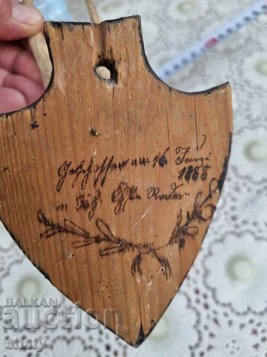 Delivery of An old trophy. Horns Delivery of An old trophy. Horns