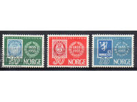 1955. Norvegia. Aniversarea a 100 de ani de la timbrul poștal.