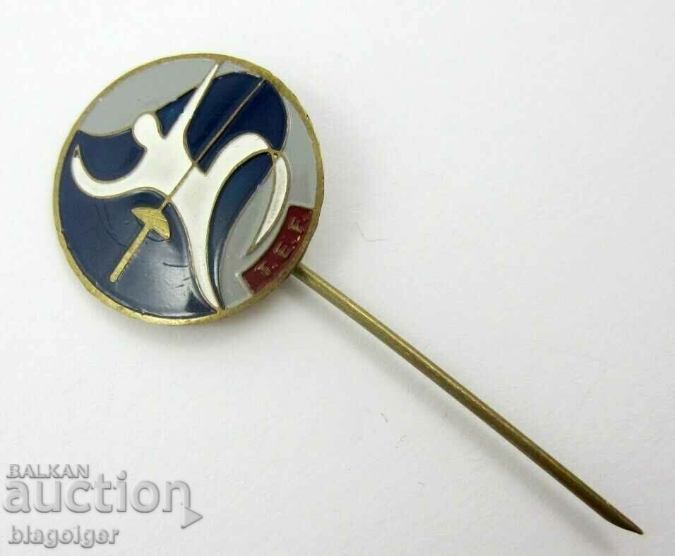 Auction OLD BADGE - TURKISH FENCING FEDERATION Auction OLD BADGE - TURKISH FENCING FEDERATION