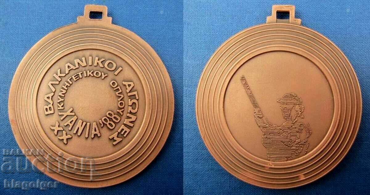 Βαλκανικοί Αγώνες-Διαγωνισμοί φουλ τουφέκι-Βραβείο μετάλλιο-1988