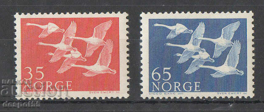 1956. Νορβηγία. Ευρώπη - Πουλιά.