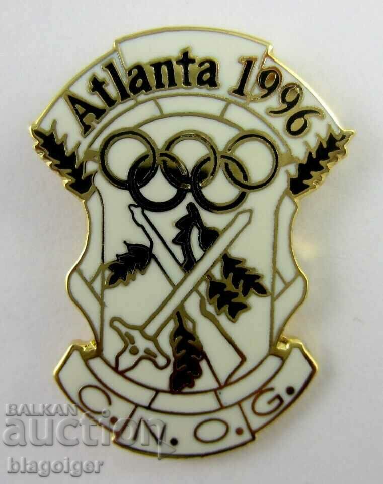 OLYMPIC BADGE-GUINEA-OLYMPIC COMMITTEE-1996-EMAIL with price 13.00 BGN | € 6.65