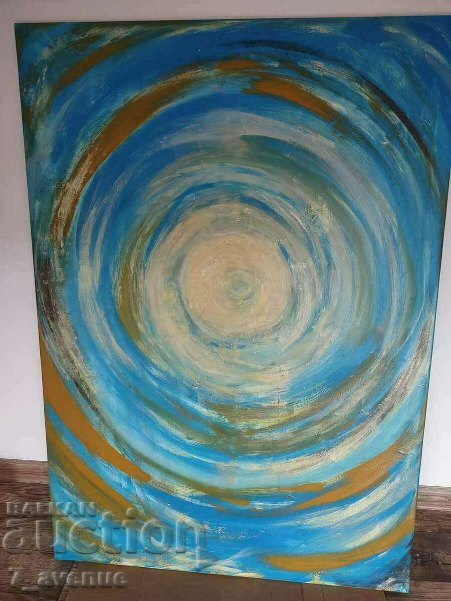 Author's painting - acrylic on canvas, "Universe", 100/70 cm