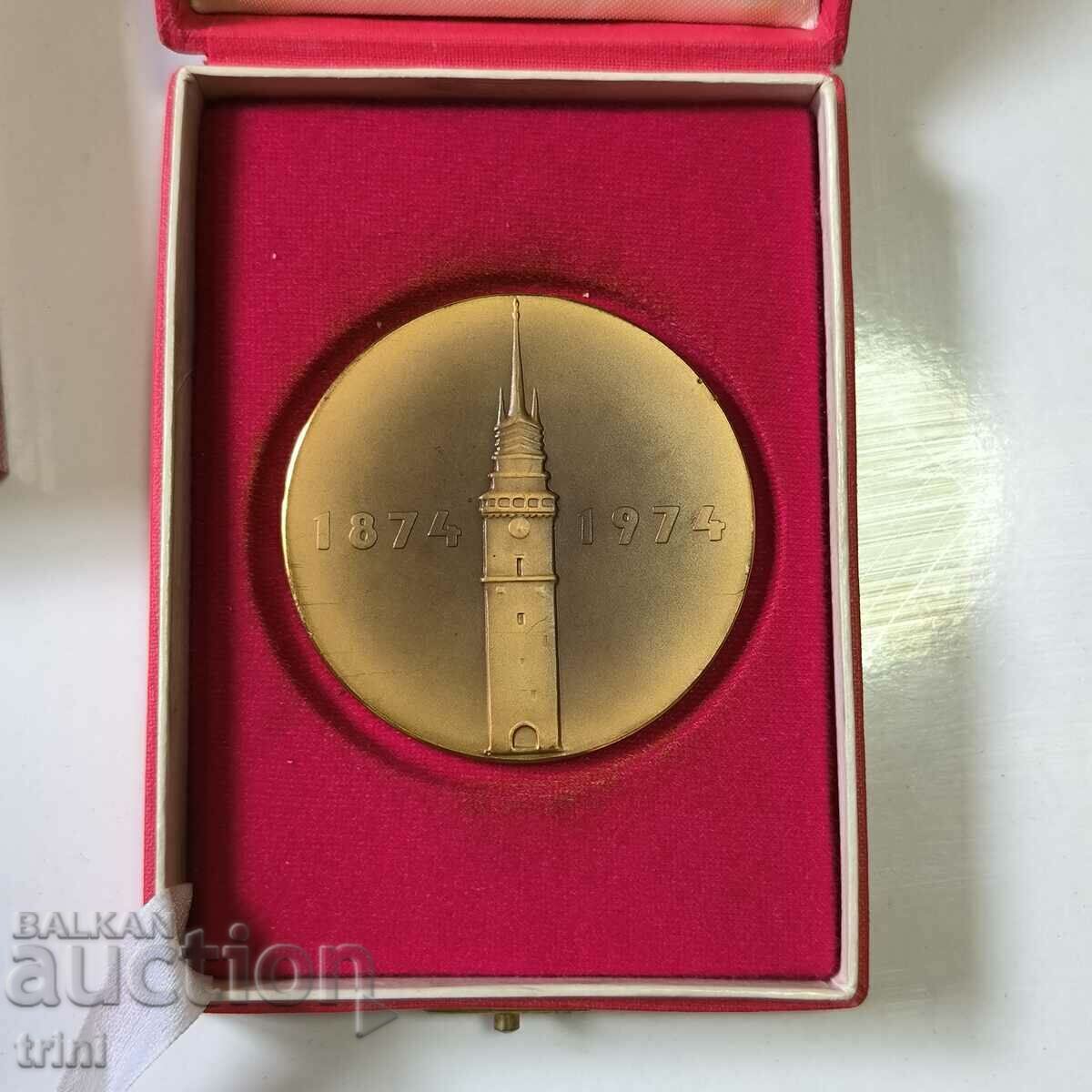 Cehoslovacia Medalia 100 de ani de curse de cai VELKA PARDUBICKA